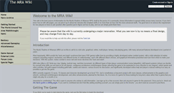 Desktop Screenshot of mrawiki.com