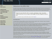 Tablet Screenshot of mrawiki.com